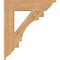 Ekena Millwork Merced Traditional Smooth Bracket, Western Red Cedar, 5 1/2"W x 28"D x 32"H BKT06X28X32MRC01SWR - alternate 4
